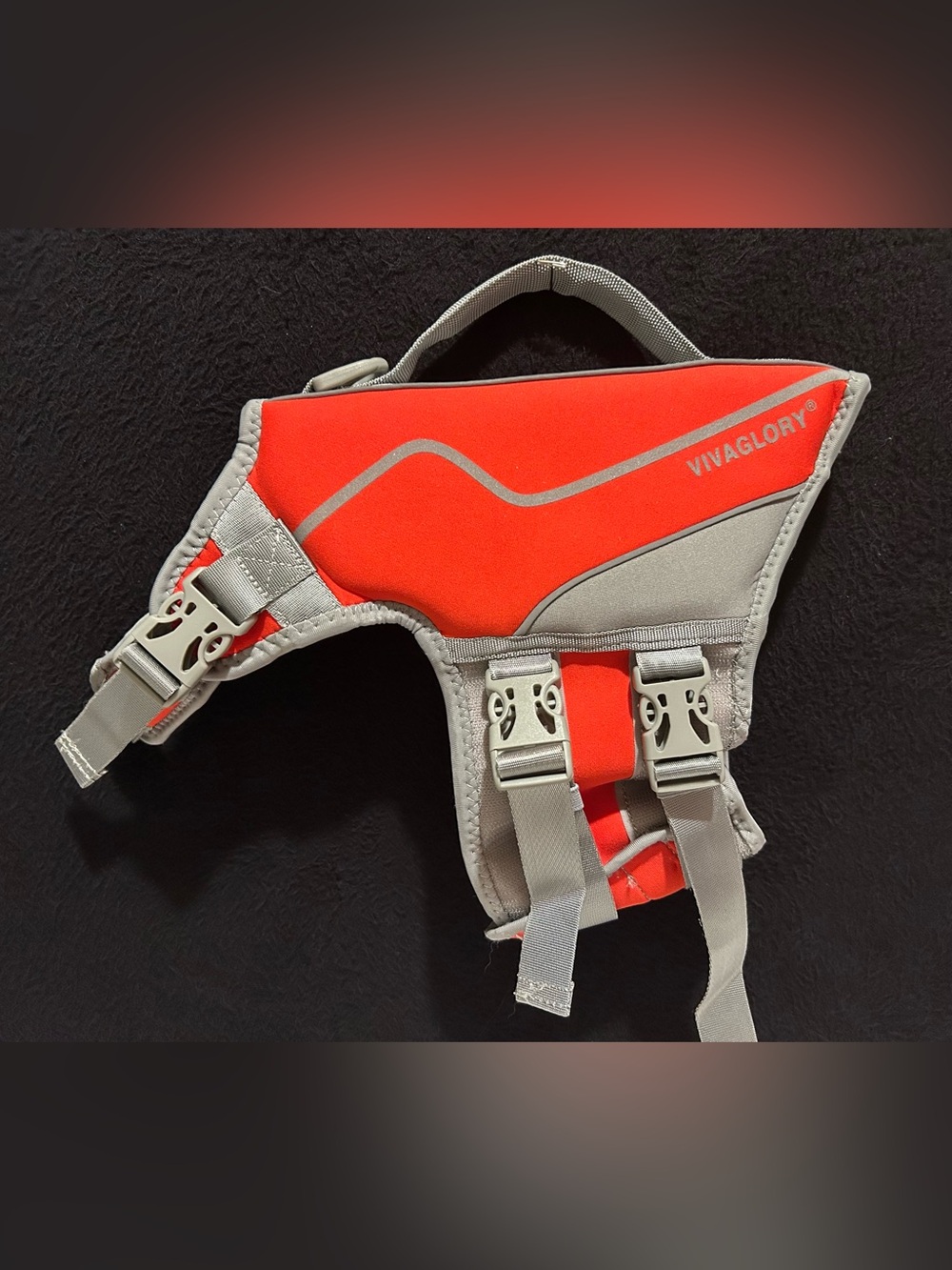 Vivaglory Doggies Life Vest, New Neoprene Sports Style Dog Life Vest Sz S